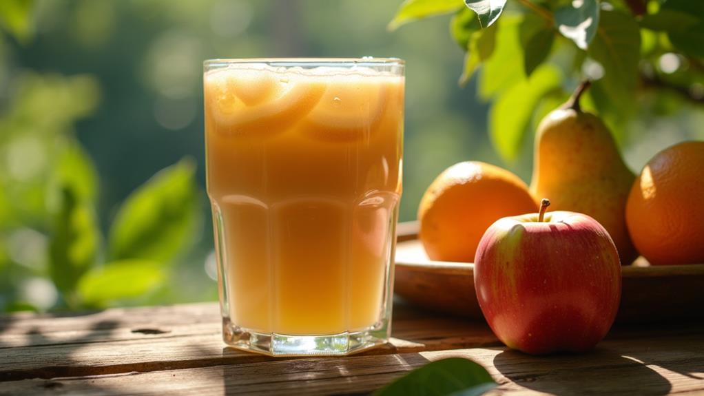 cloudy juices from nature