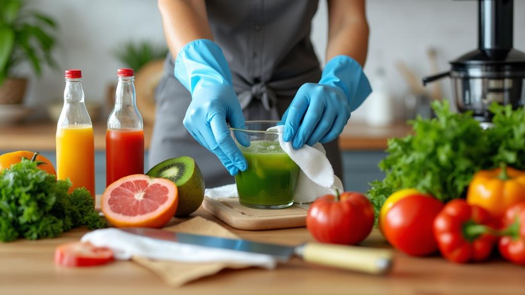juice preparation safety guidelines
