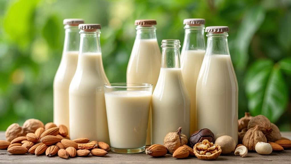 almond cashew coconut hazelnut