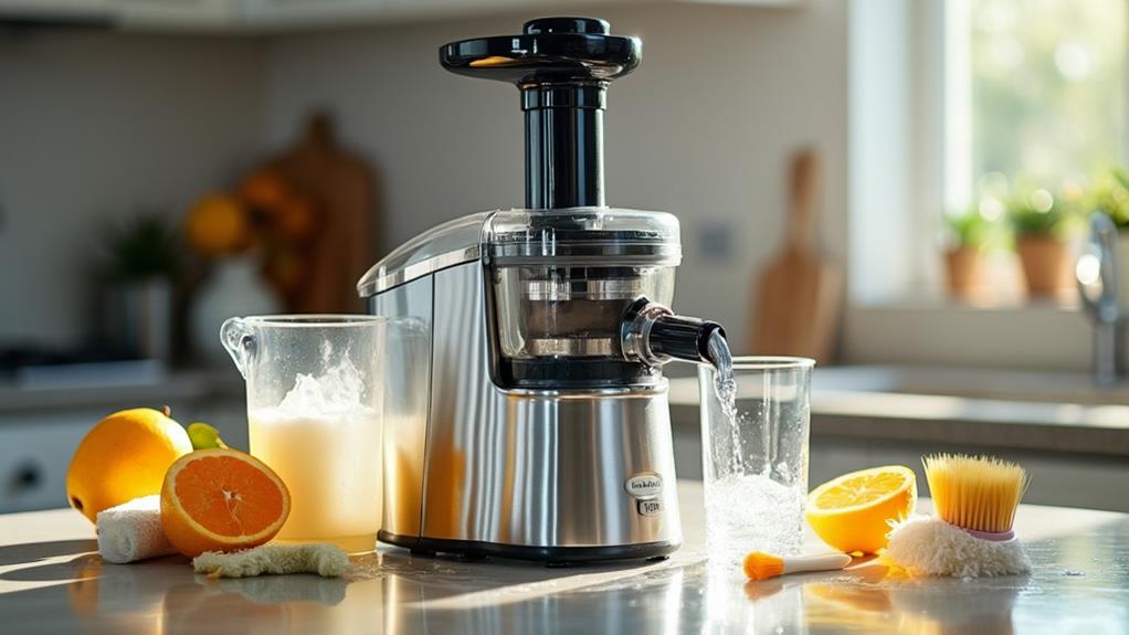 juicer cleaning step by step