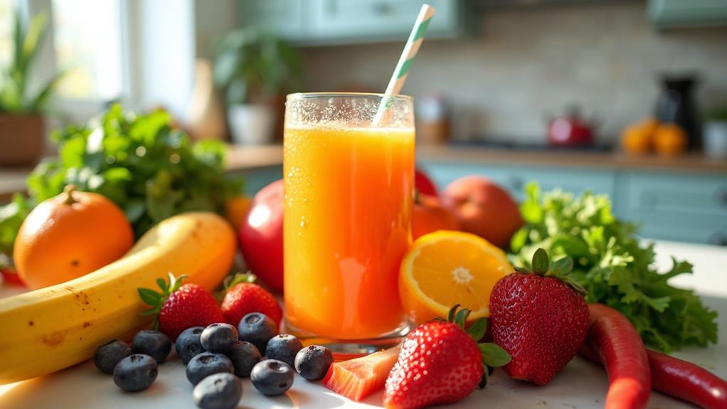 nutrient rich fresh detoxifying beverage