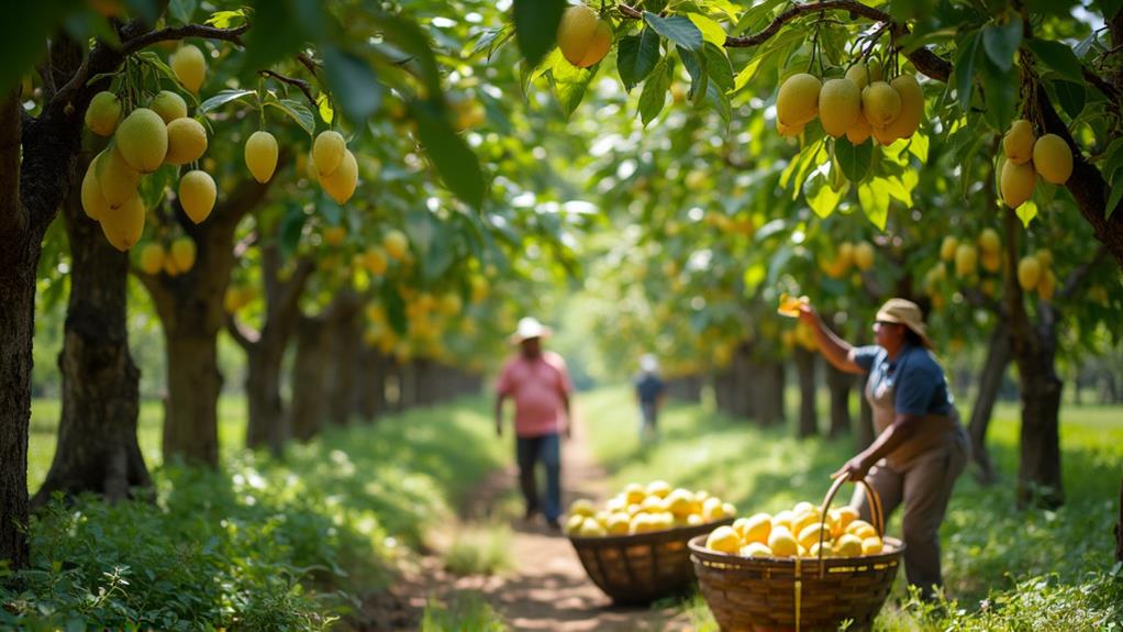 cultivating and collecting crops