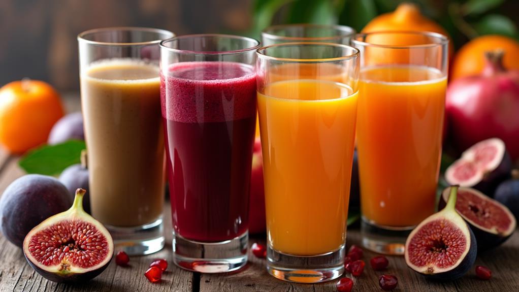 fig juice nutritional comparison analysis