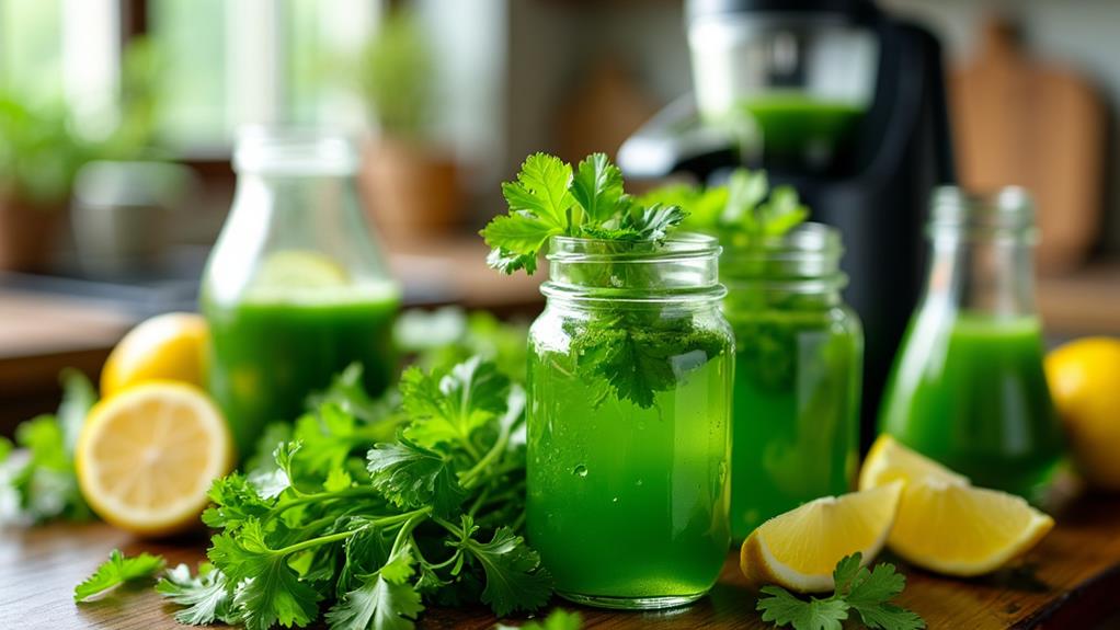 cilantro infused juice recipes