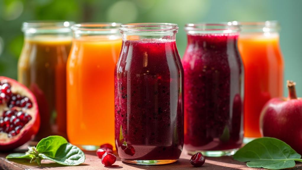 juice iron concentration levels