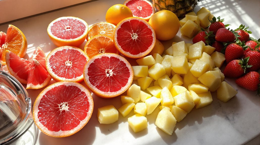 balanced citrus and sweet flavors