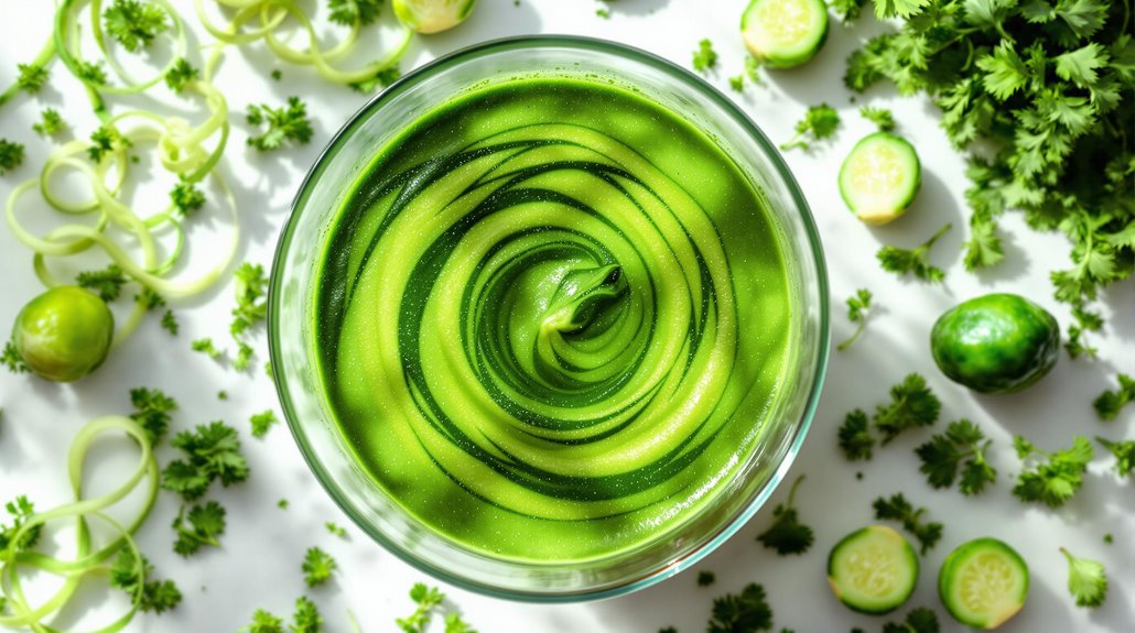 fiber enhances green detox diets