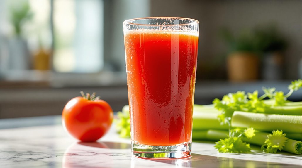 selecting appropriate tomato beverage