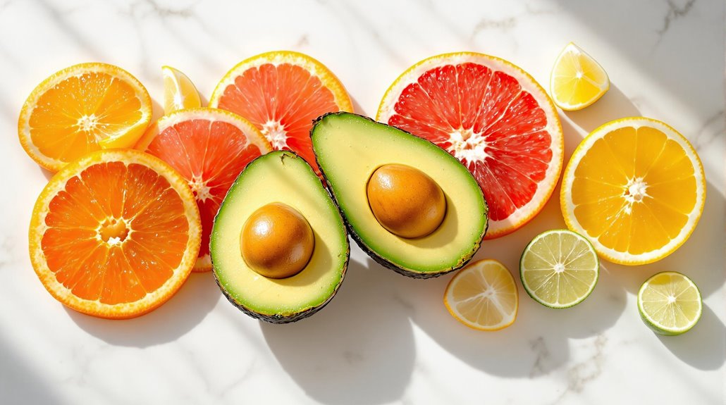 avocado enhancing citrus fruit combinations