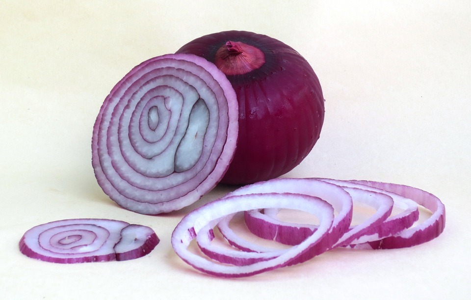 chopped red onion