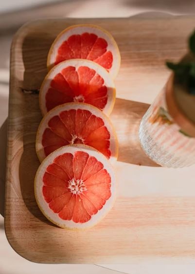 grapefruits and sunlight