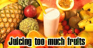 Juicing too much fruits Juicer