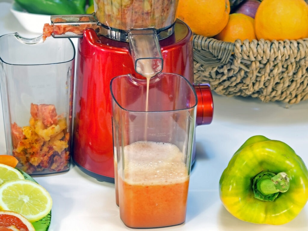 Juicing separates pulp and fiber