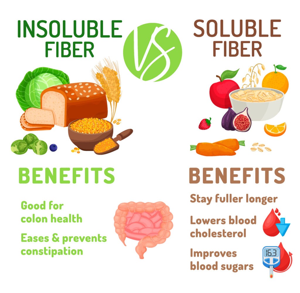 Insoluble vs Soluble Fiber