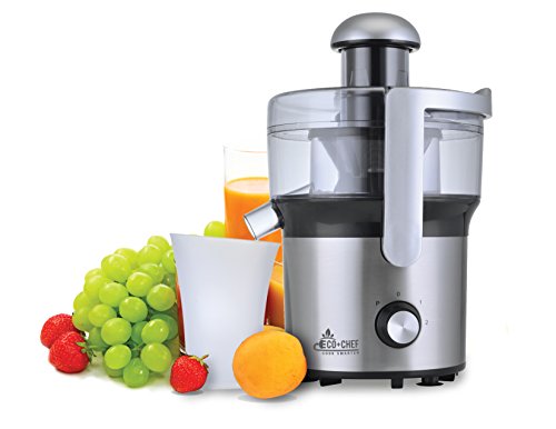 Eco Chef Stainless 300W Dual Speed Steel Centrifugal Juicer for Fruit and Vegetables