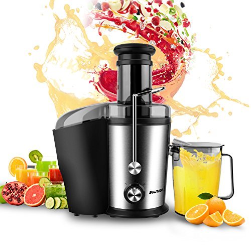 SOWTECH 800W Juice Extractor with Multiple Setting Fruit and Vegetable Centrifugal Juicer Dual Speed Stainless Steel Blender