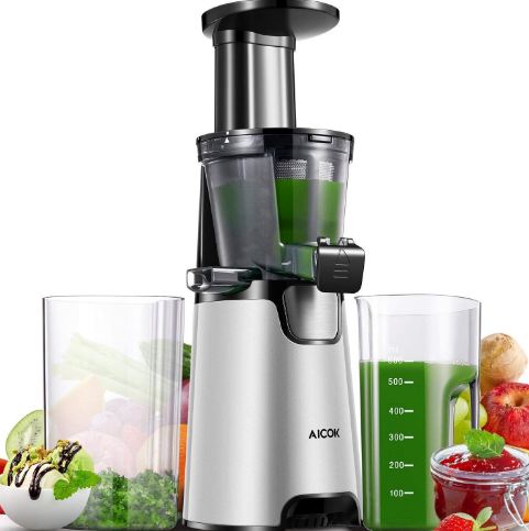 a vertical masticating juicer by Aicok