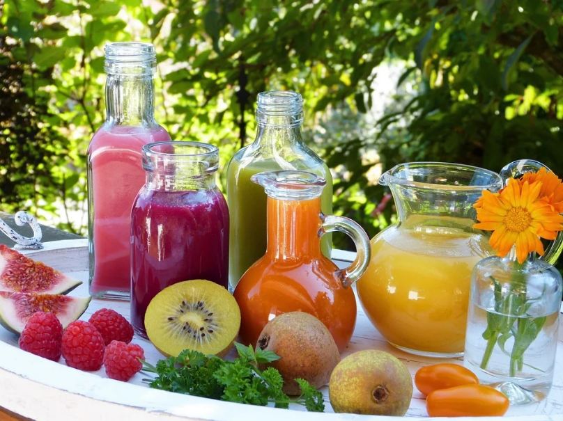 fruits and vegetable juice